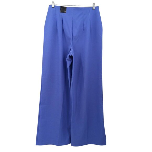 Torrid Wide Leg Studio Refined Crepe High Rise Pant Pull On 12 TALL Periwinkle - Picture 4 of 15
